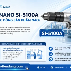 Máy Khoan Shinano SI-5100A: 5.000rpm, Đầu Kẹp 10mm Cho Kim Loại Mềm