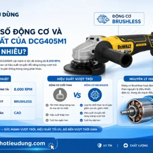 Máy Mài DeWalt DCG405M1: 18V XR, Không Chổi Than