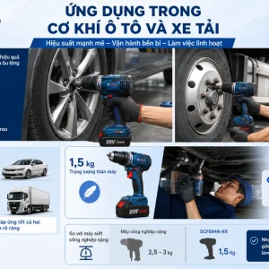 Máy siết bu lông Dewalt DCF894N-KR: Đầu 1/2 inch, lực siết 447Nm