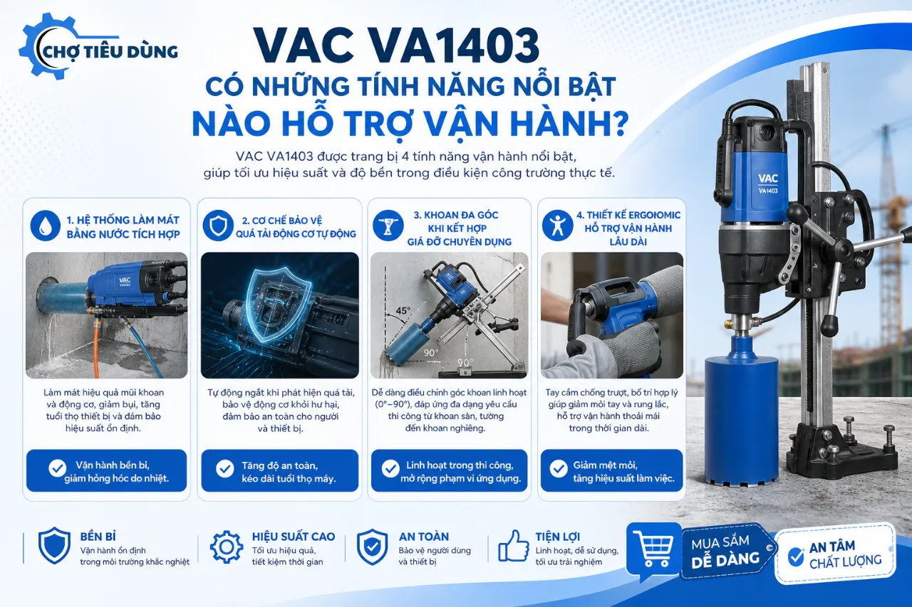 VAC VA1403 Có Những Tính Năng Nổi Bật Nào Hỗ Trợ Vận Hành?