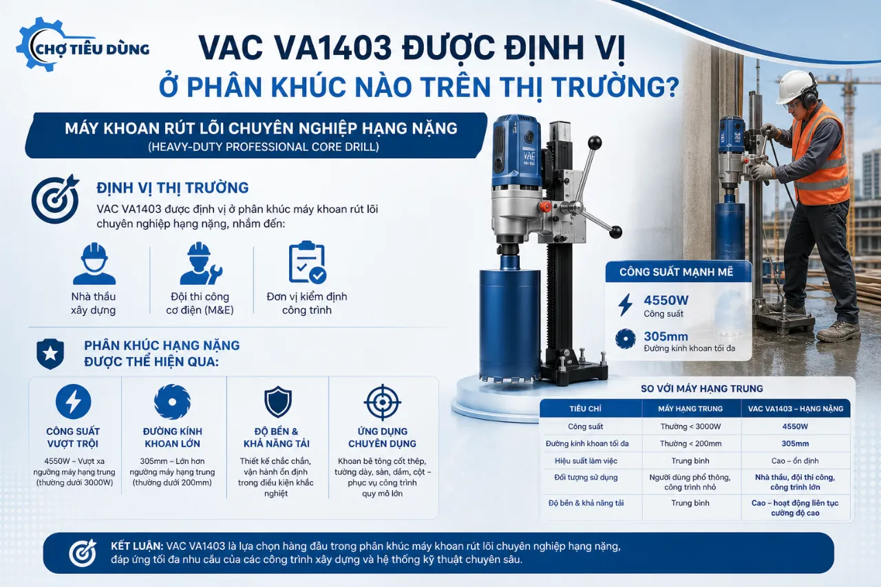 VAC VA1403 Được Định Vị Ở Phân Khúc Nào Trên Thị Trường?