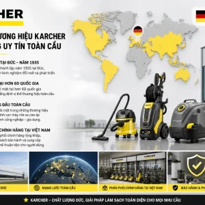 Máy rửa xe Karcher K2 Classic: 1400W, áp lực 110 bar