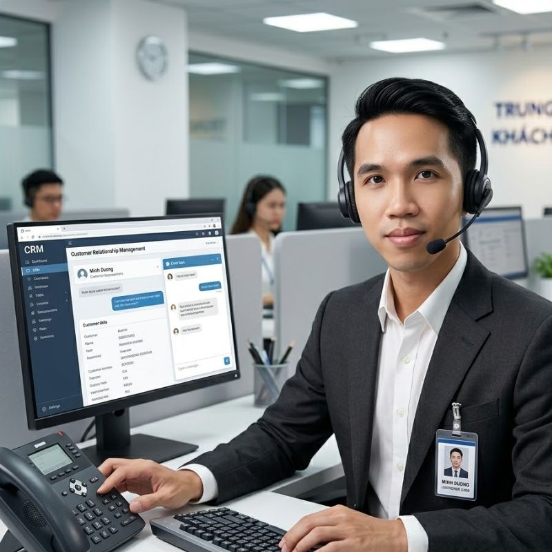 Đức Duy có chuyên môn cao giải đáp mọi câu hỏi của khách hàng