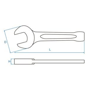 Mẫu cờ lê Kingtony 10a0-70 có kích thước 70mm