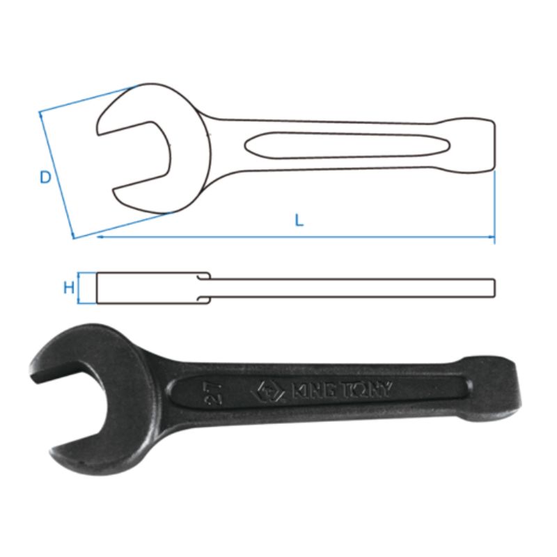 Kingtony 10A0-C0 với thiết kế miệng đóng giúp ôm bu lông chắc và truyền lực đều Kingtony 10A0-C0 với thiết kế miệng đóng giúp ôm bu lông chắc và truyền lực đều