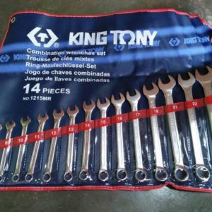 Bộ cờ lê có đủ kích thước từ 8-24mm đáp ứng công việc bảo trì, sửa chữa và lắp ráp
