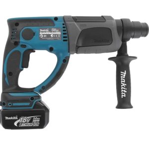 Máy khoan Makita DHR202SYE: Dùng pin 18V, bê tông 20mm