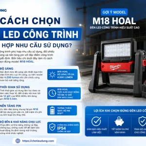 chọn Đèn LED công trình phù hợp nhu cầu sử dụng