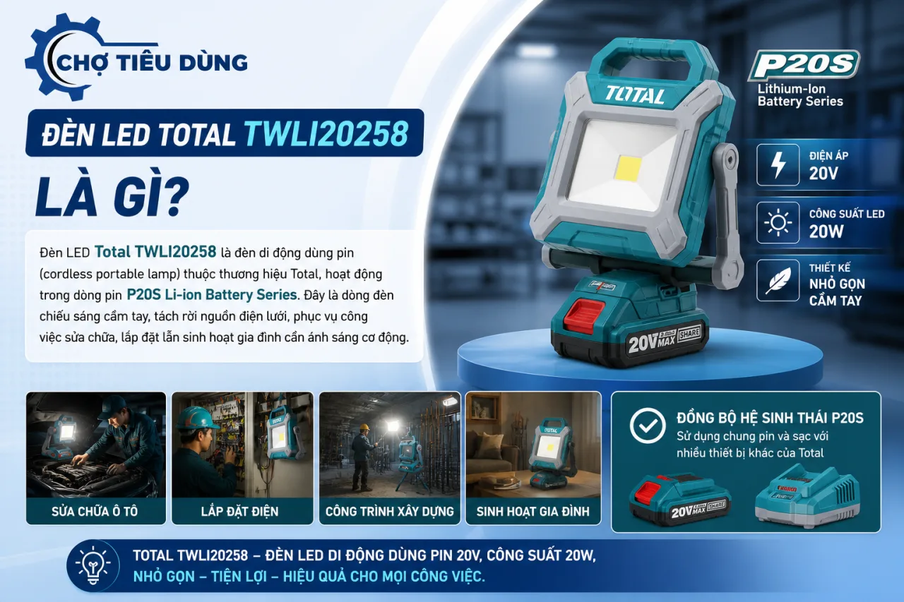 Đèn LED Total TWLI20258