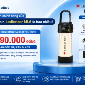 Giá bán chính hãng của đèn LED pin Ledlenser ML6 là bao nhiêu