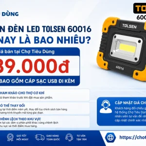 Giá bán đèn LED Tolsen 60016 hiện nay là bao nhiêu