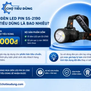 Giá đèn LED pin SS-2190 tại Chợ Tiêu Dùng là bao nhiêu