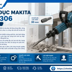Máy đục Makita HM1306