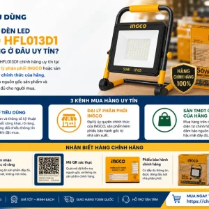 Mua Đèn LED Ingco HFL013D1 chính hãng ở đâu uy tín