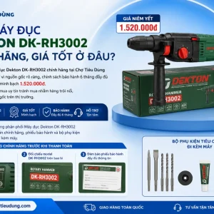 Mua Máy đục Dekton DK-RH3002 chính hãng, giá tốt ở đâu