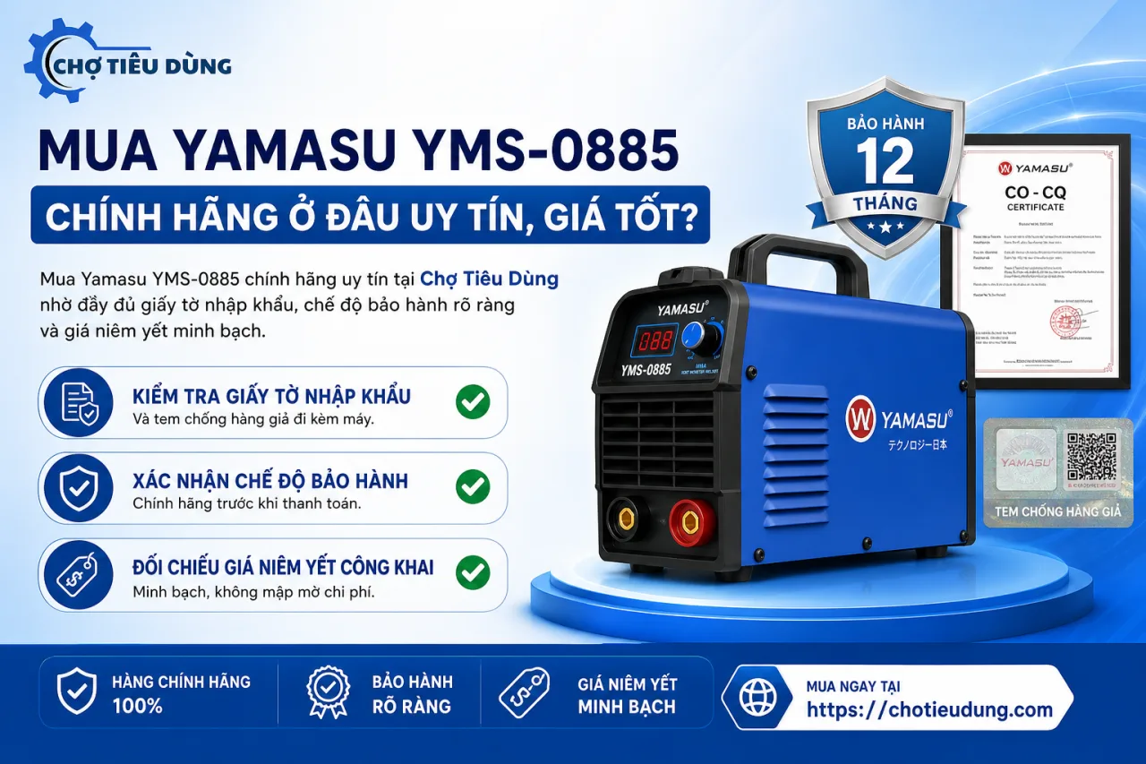 Mua Yamasu YMS-0885 chính hãng ở đâu uy tín, giá tốt Mua Yamasu YMS-0885 chính hãng ở đâu uy tín, giá tốt
