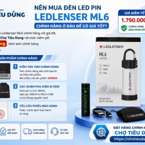 Nên mua đèn LED pin Ledlenser ML6 chính hãng ở đâu để có giá tốt