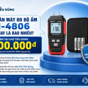 Giá bán máy đo độ ẩm EM-4806 hiện nay là bao nhiêu