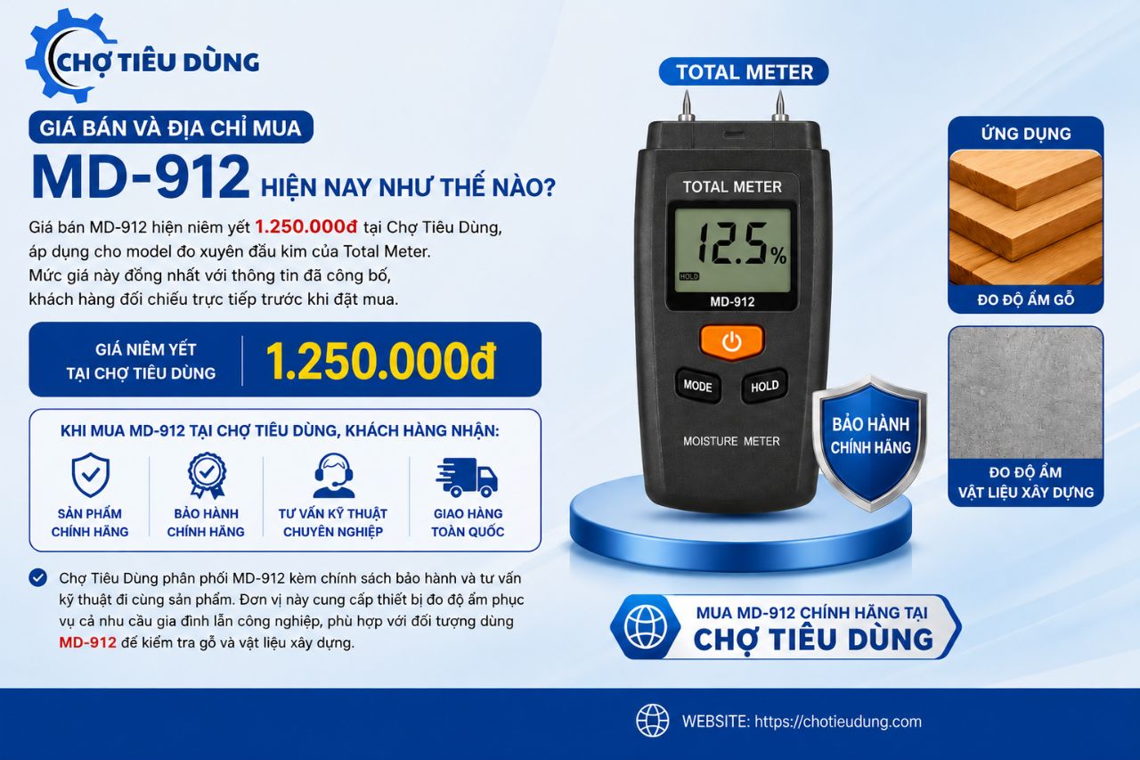 Giá bán và địa chỉ mua MD-912 hiện nay như thế nào