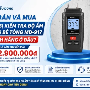 Giá bán và mua Thiết bị kiểm tra độ ẩm tường bê tông MD-917 chính hãng ở đâu