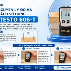 Nguyên lý đo và cách sử dụng Testo 606-1