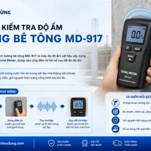 Thiết bị kiểm tra độ ẩm tường bê tông MD-917